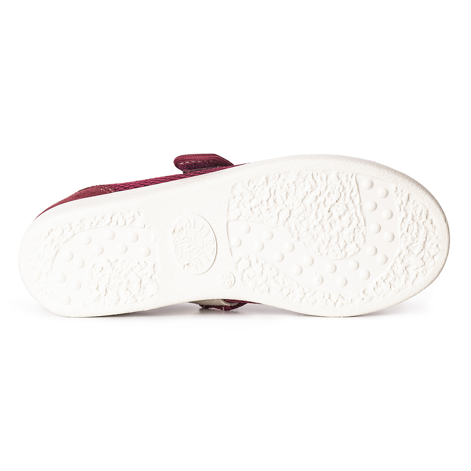 Women's Ballerina Velcro Comfort Pumps Red