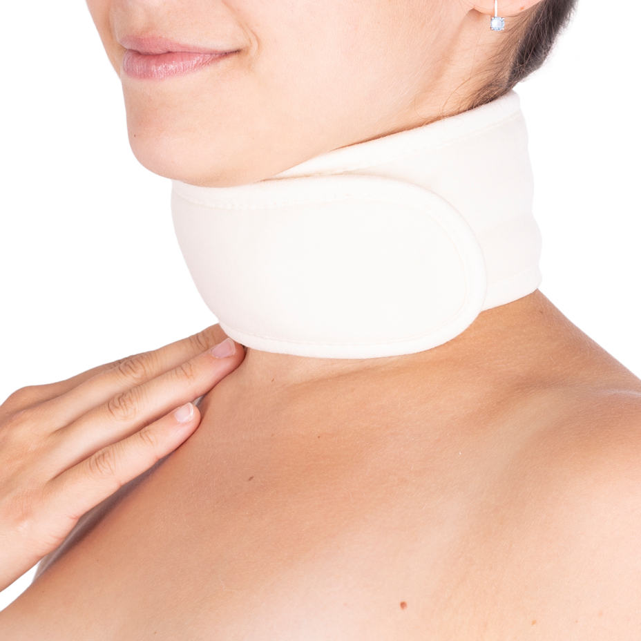 Merino wool neck warmer natural