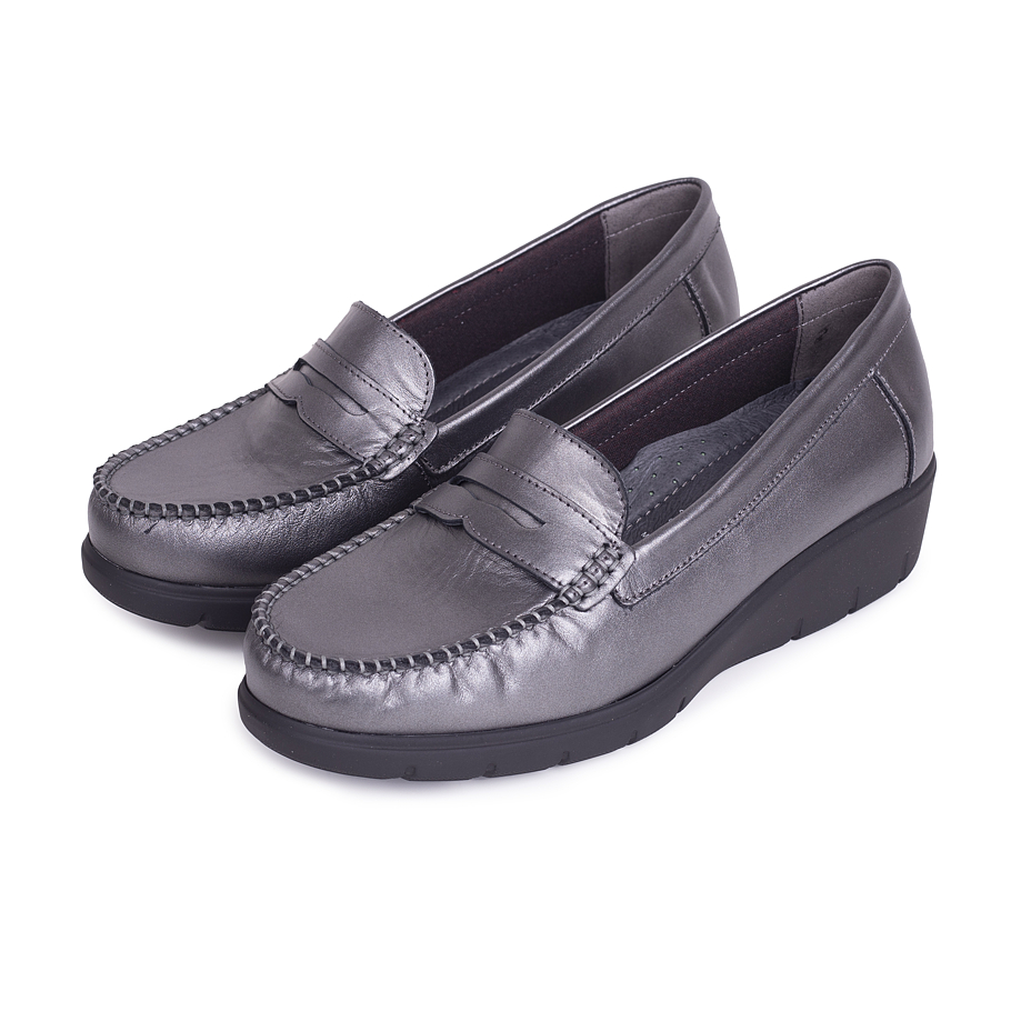 Women's Edita Leather Loafers Bronze