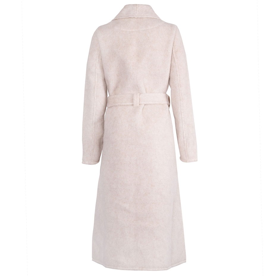 Wool wrap coat Beige