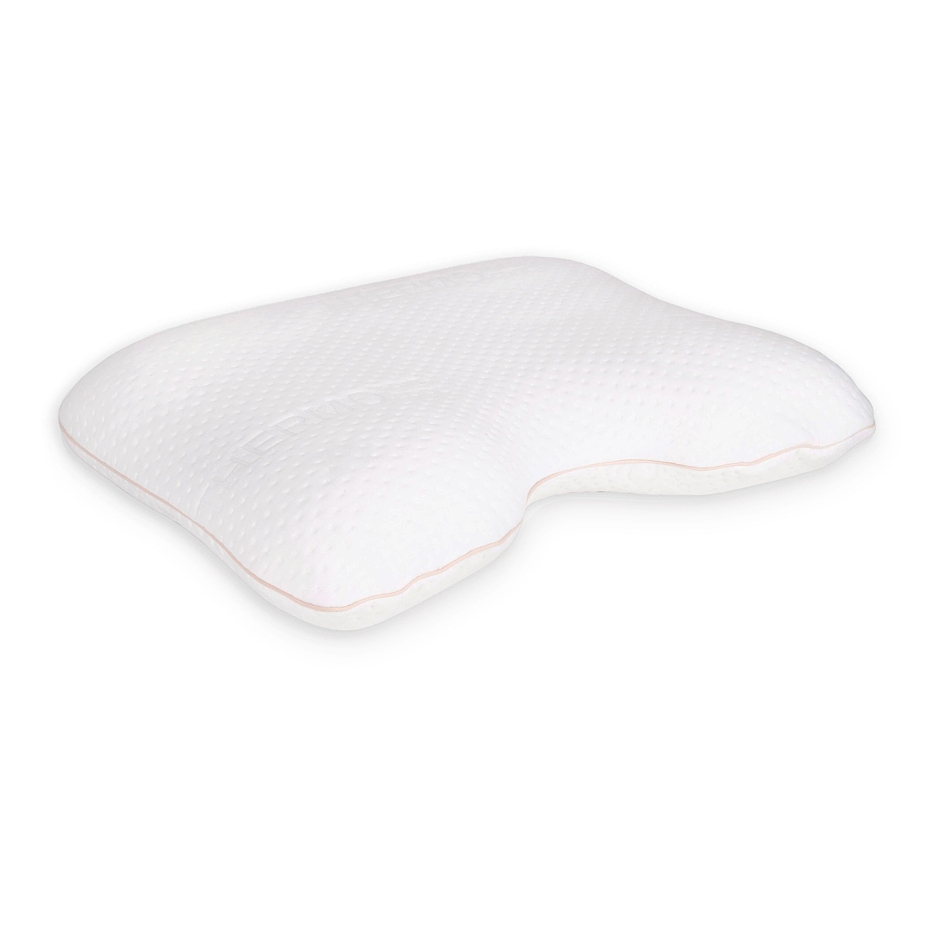 Orthopedic anti-snoring memory pillow
