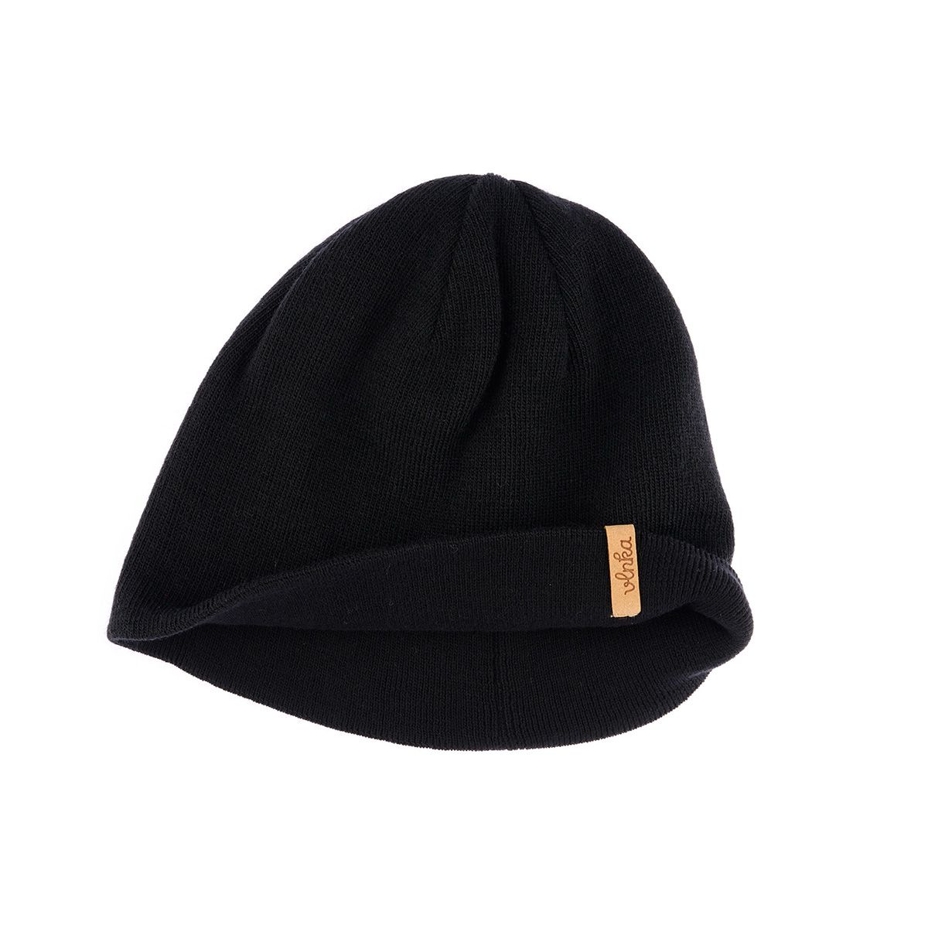 Vlnka Wool Beanie V22 Black