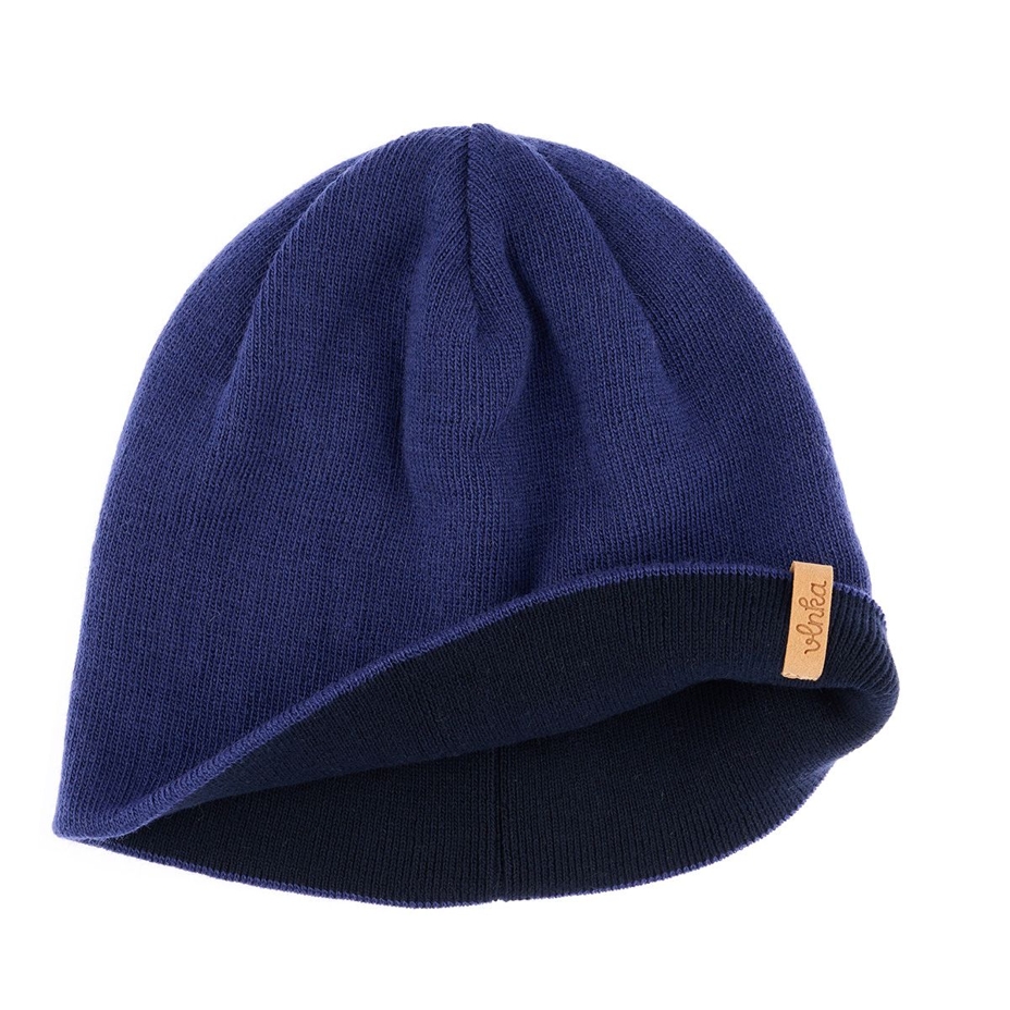 Vlnka Wool Beanie V22 Blue