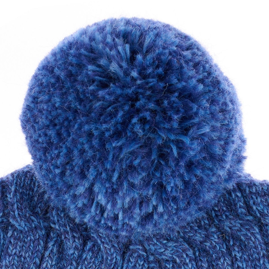 Wool Beanie V23 Blue