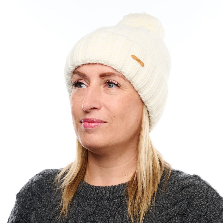 Vlnka Wool Beanie V03 White