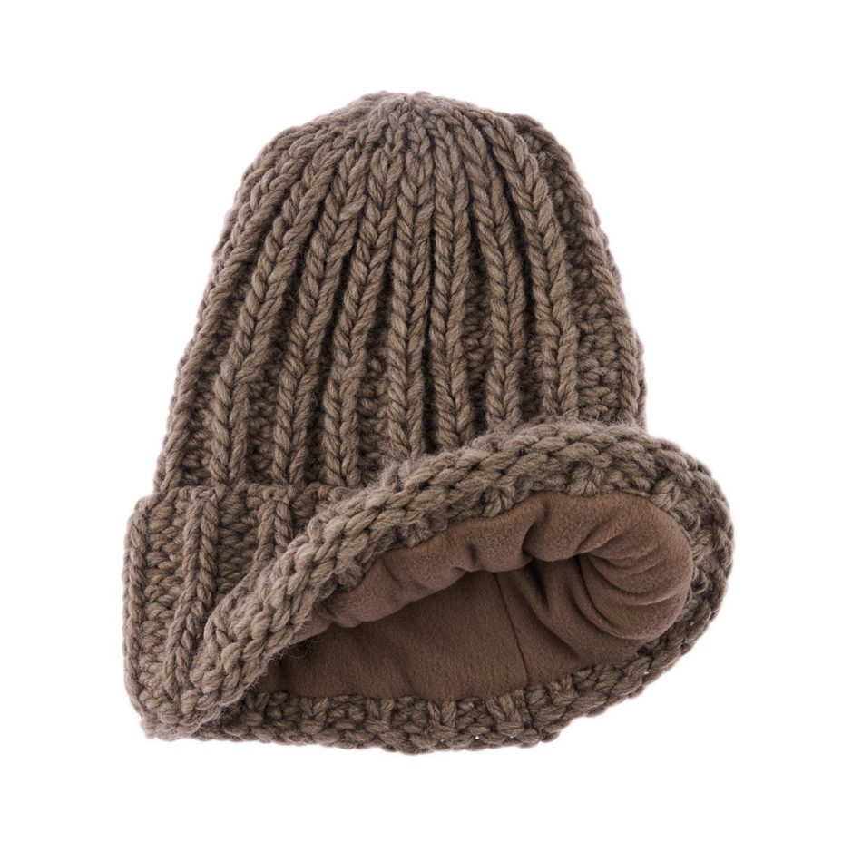 Vlnka Wool Beanie V07 Brown