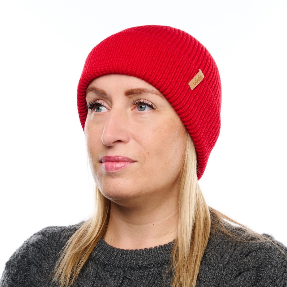 Vlnka Wool Beanie V21 Red