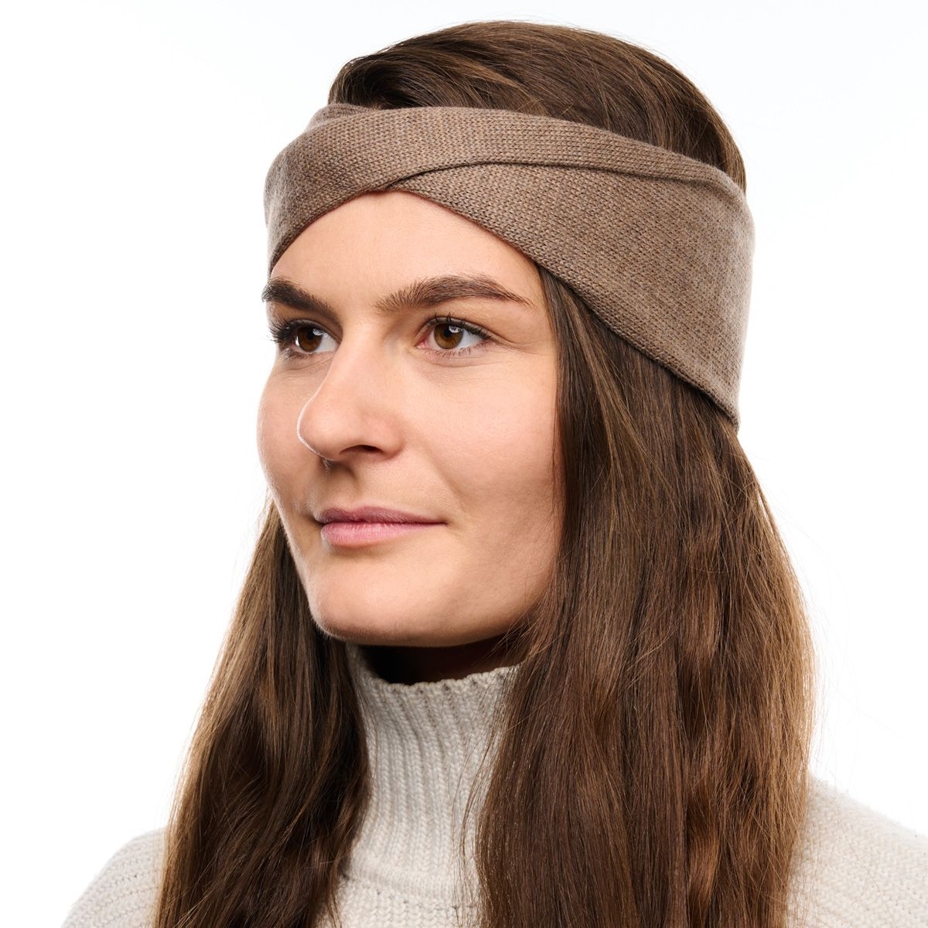 Vlnka Wool Headband C03 Brown