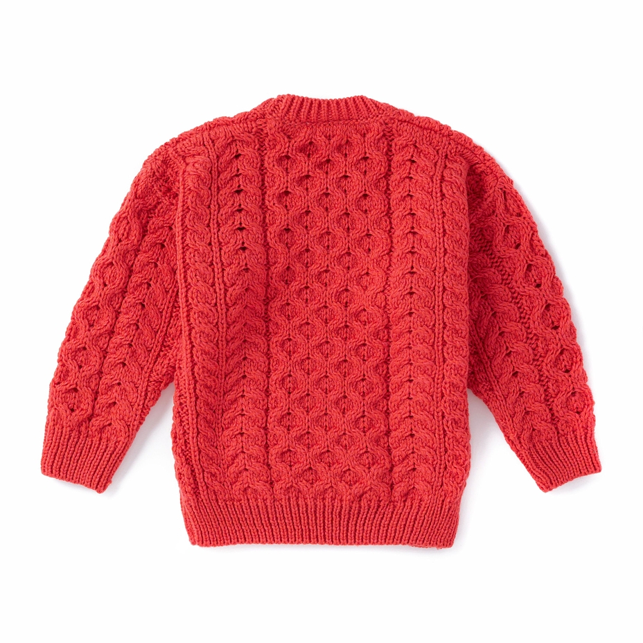 Kids’ Wool Sweater S14 Red