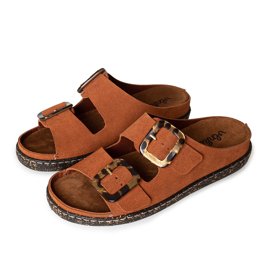 Women’s Gabriela Leather Slip-on Shoes Brown