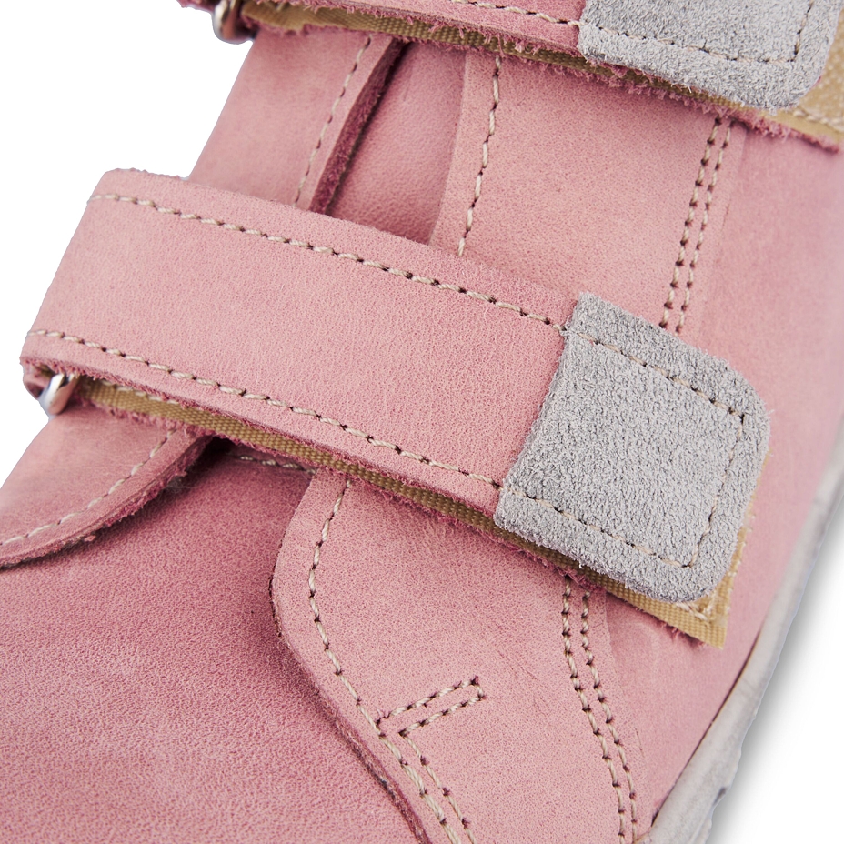 Kids’ Pepe Leather Velcro Sneakers Pink