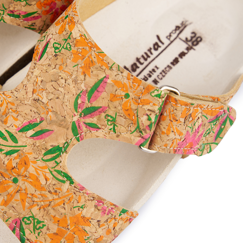 Women’s Sara Orthopaedic Cork Sliders Floral