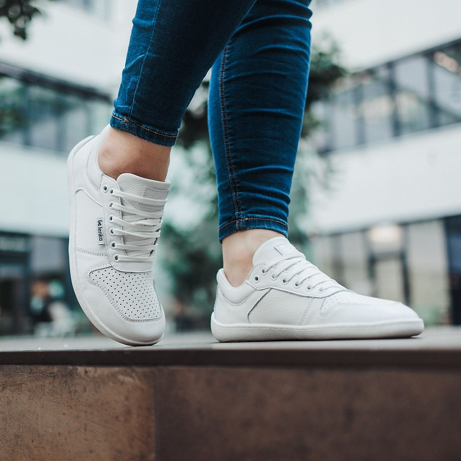 Champ Leather Barefoot  Shoes White