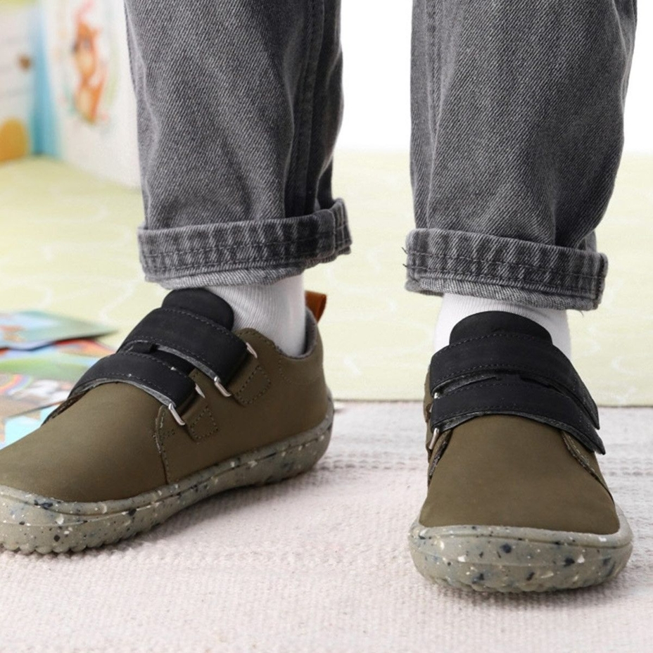 Kids’ Jolly Leather Barefoot Shoes Green