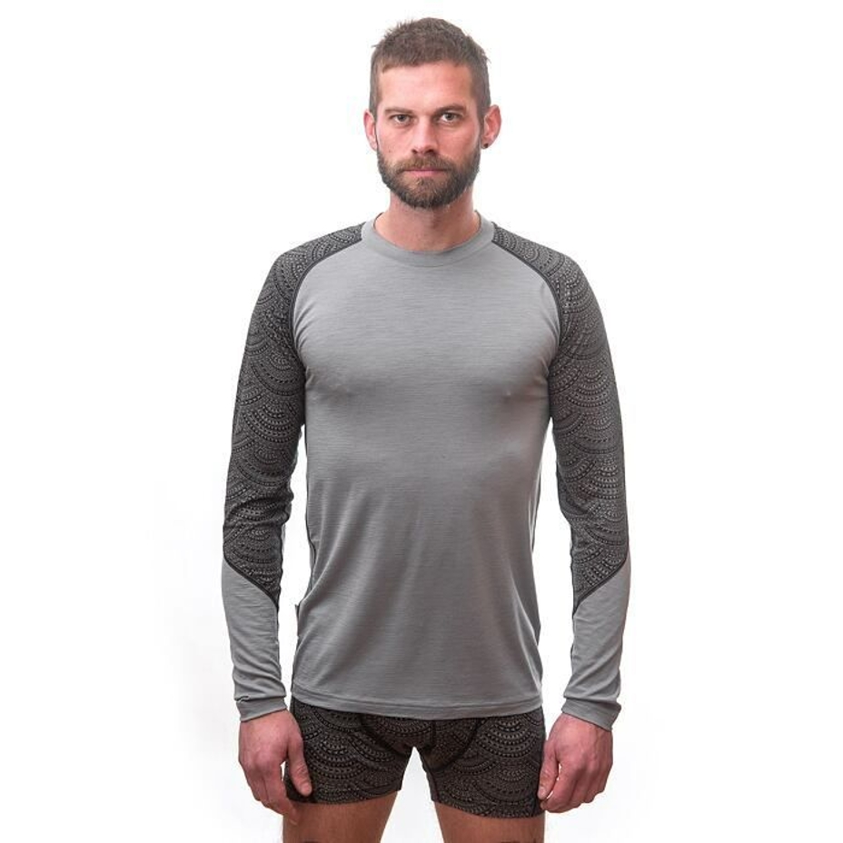 Men’s Sensor Merino Impress Performance Top Grey/Maori