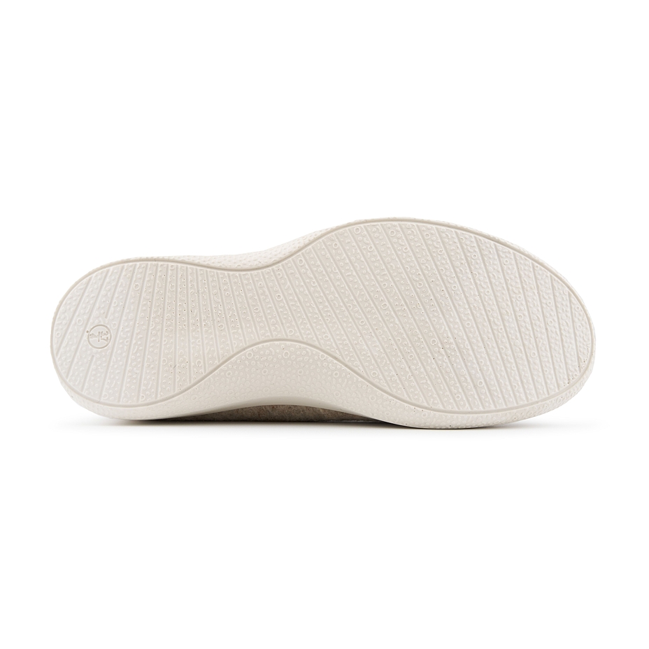 Woolee High-Top Wool Trainers Beige