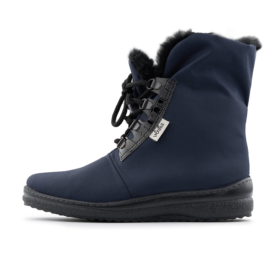 Women’s Lace Up Snow Boots Navy