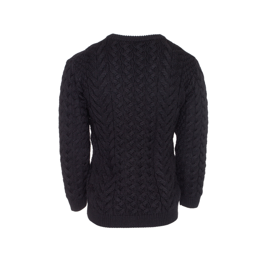 Vlnka Wool Sweater S08 Black