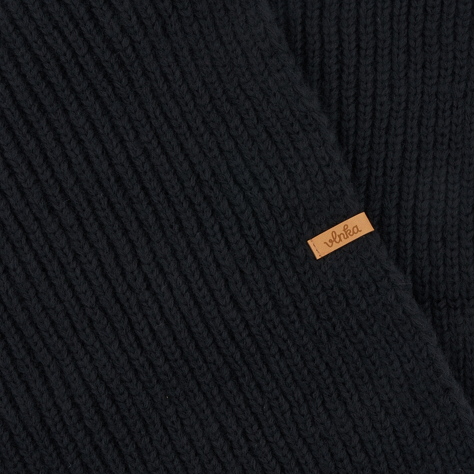 Vlnka Wool Scarf B05 Black
