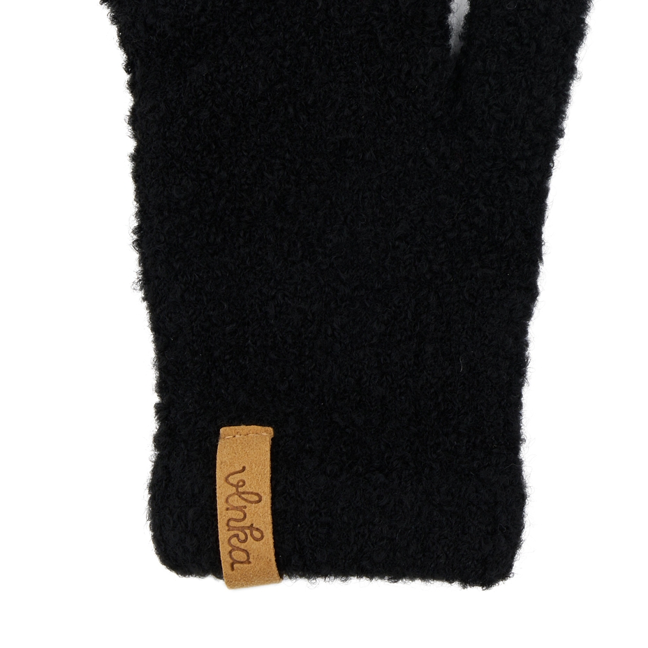 Kids’ Vlnka Gloves with Wool R06 Black