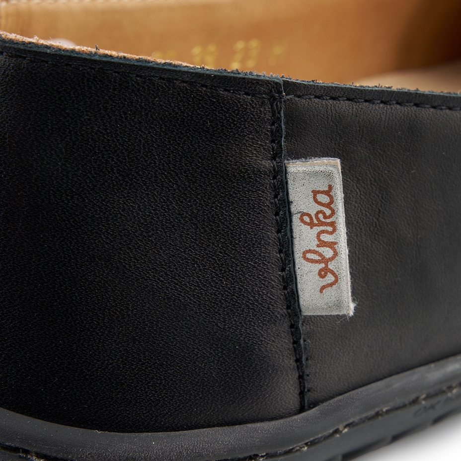 Women’s Odeta Barefoot Leather Ballerina Pumps Black