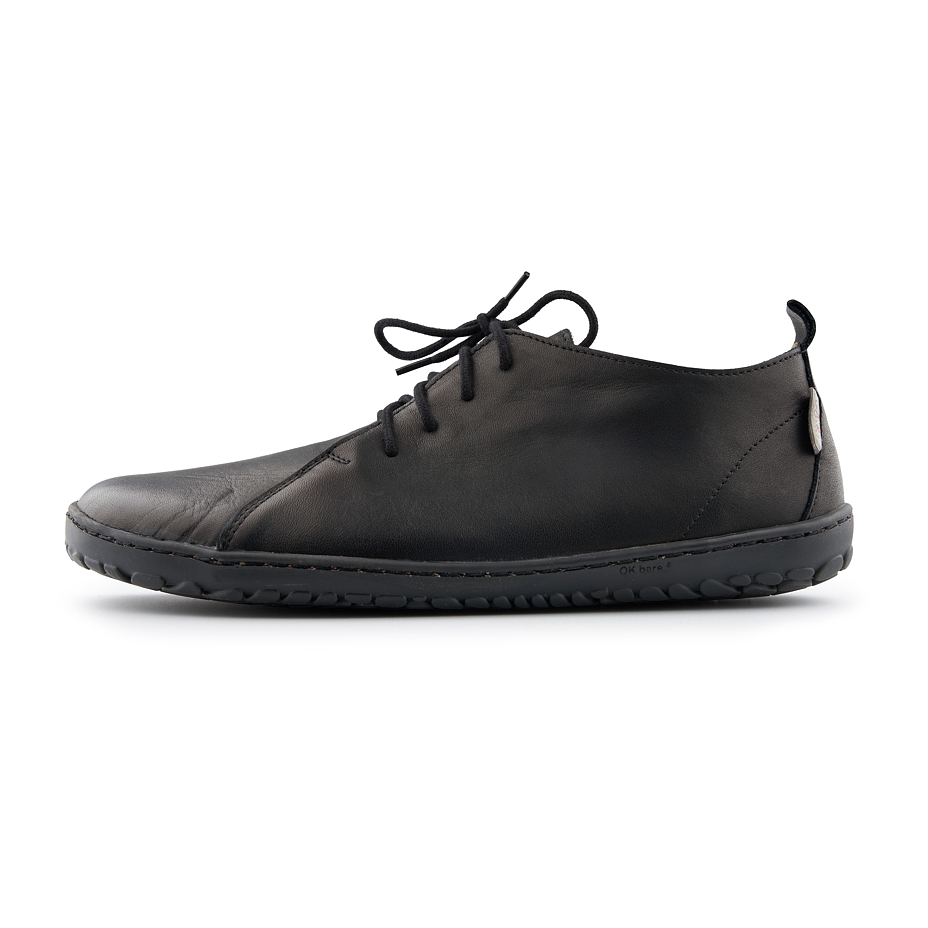 Women’s Olivie Leather Barefoot Shoes Black