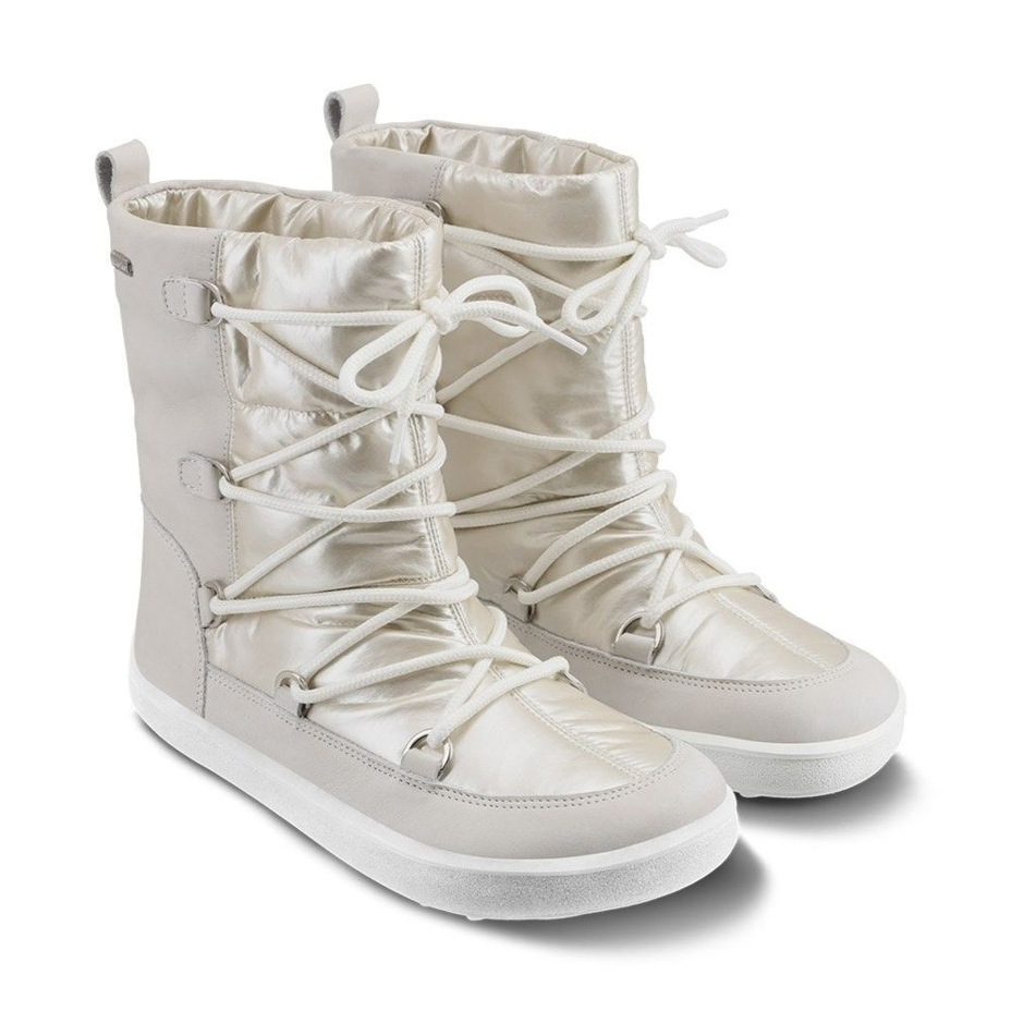 Women's Barefoot Snow Boots Be Lenka Snowfox White