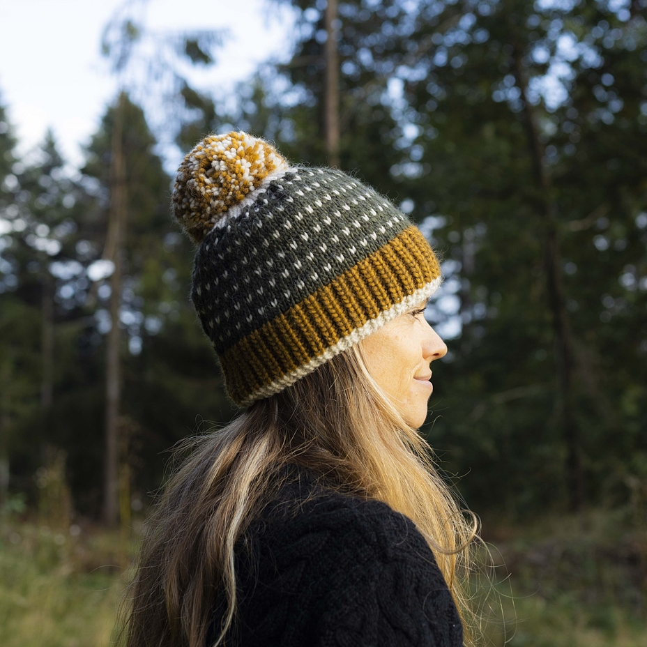 Woolee Wool Hat V31 Green