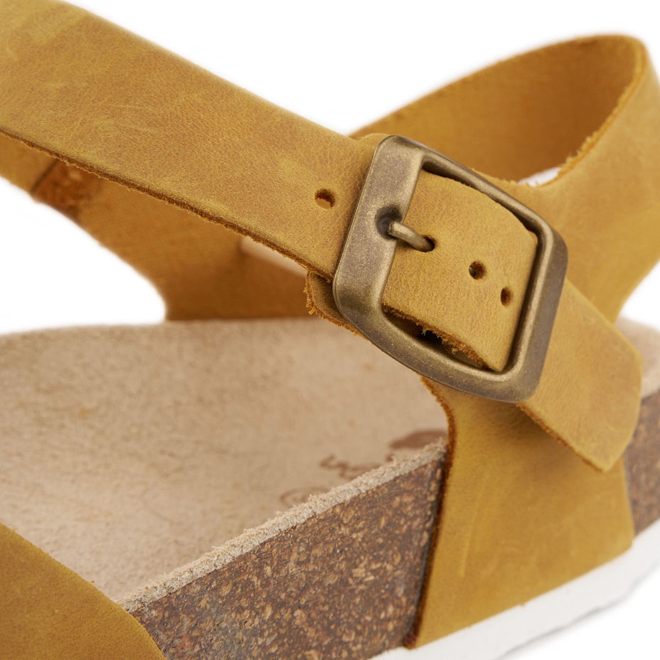 Women's anatomical cork sandals Jindra beige