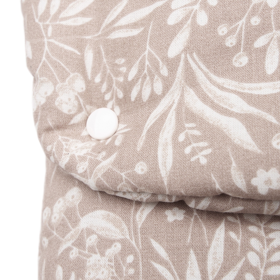 Baby cotton footmuff Vlnka brown