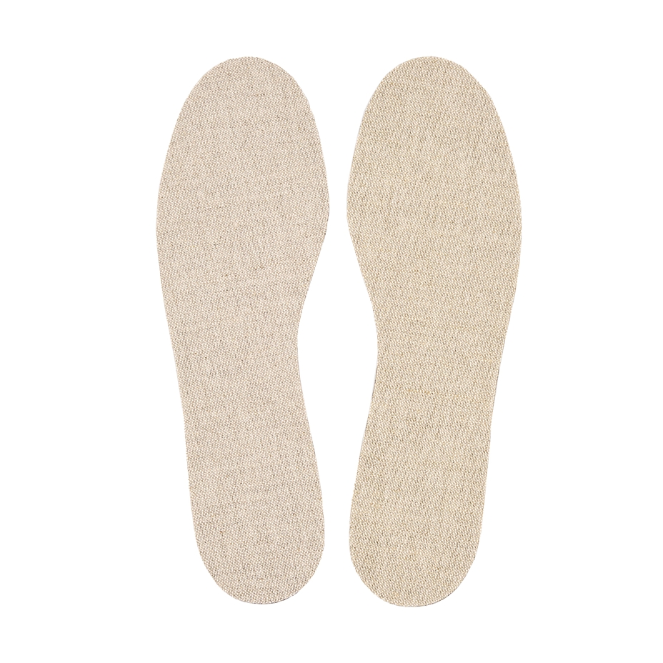 Hemp shoe inserts with recycled foam