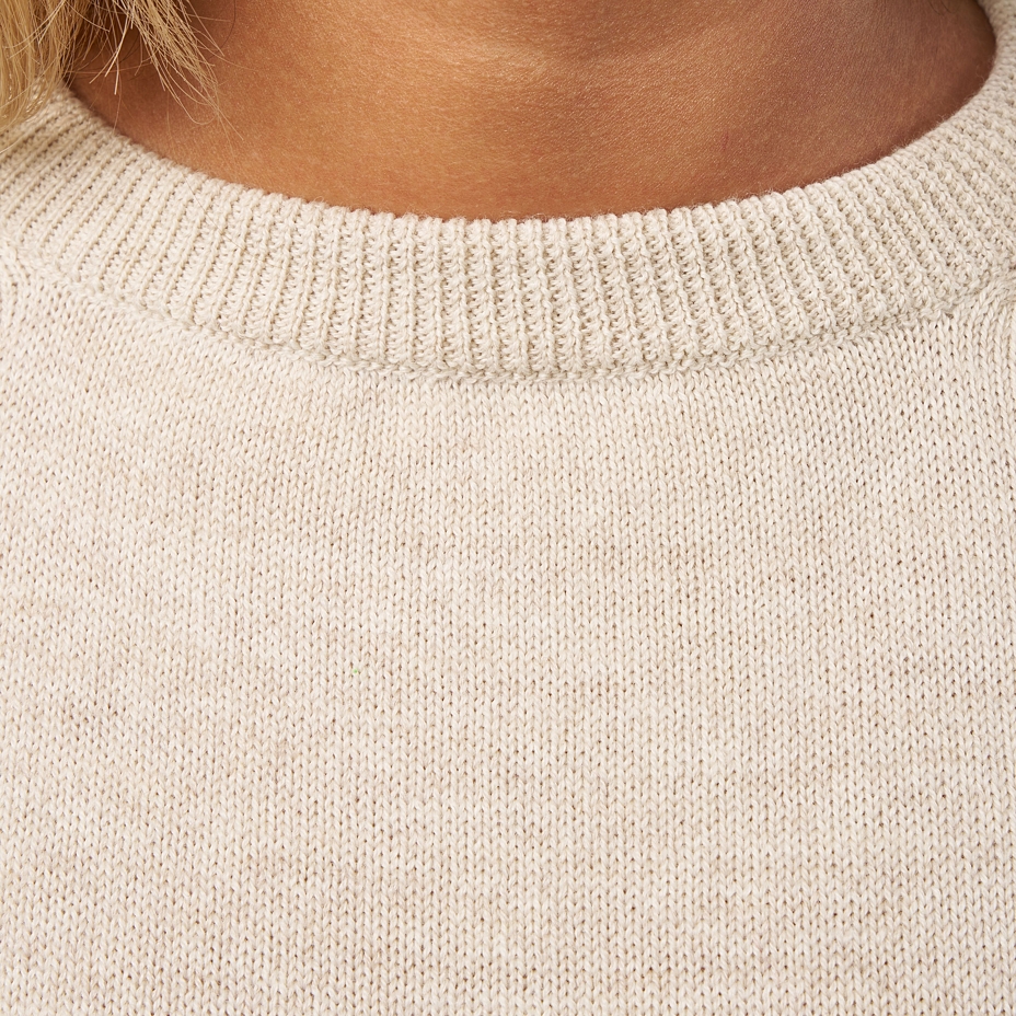Women's thin wool sweater Vlnka natural