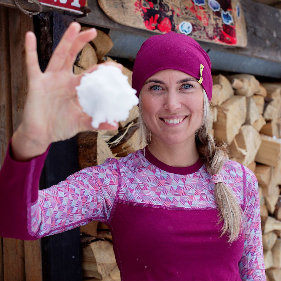 Women's Performance Sensor Merino Impress Top Pink