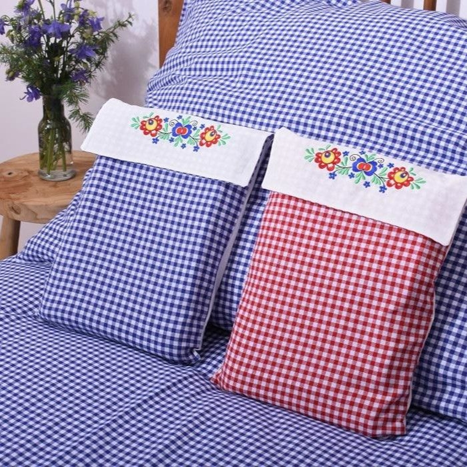 Cotton Canvas Bedding Folklore Blue
