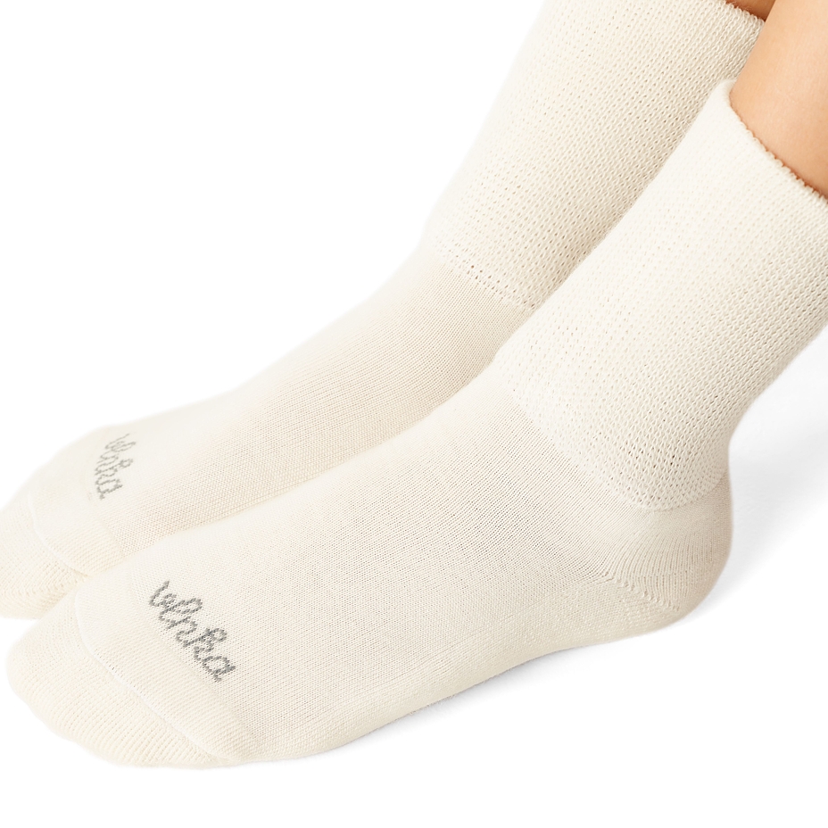 2 pairs “Siberia“ Merino Wool Socks White