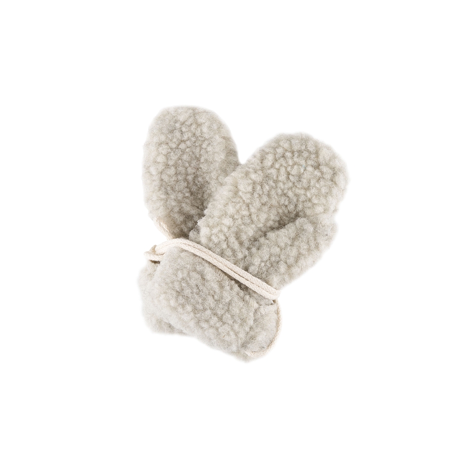 Children's Sheep Wool Mittens Gray