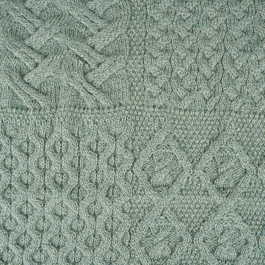 Children's Supersoft Merino wool blanket turquoise