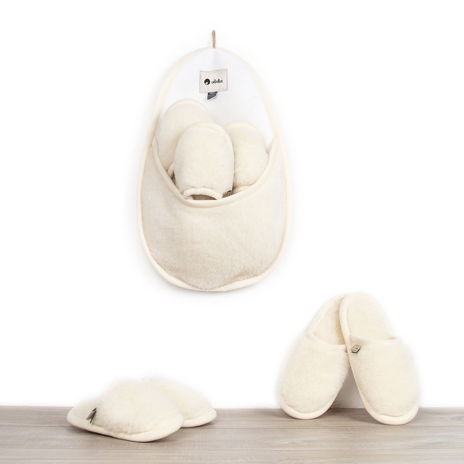 Set of Slippers for Guests Natural