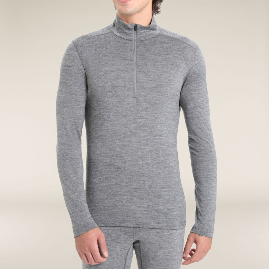 Men's T-shirt Merino 200 Oasis LS Half Zip Icebreaker Gritstone