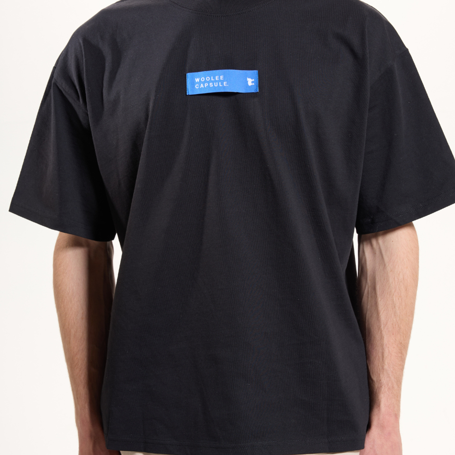 Woolee Capsule organic cotton t-shirt black