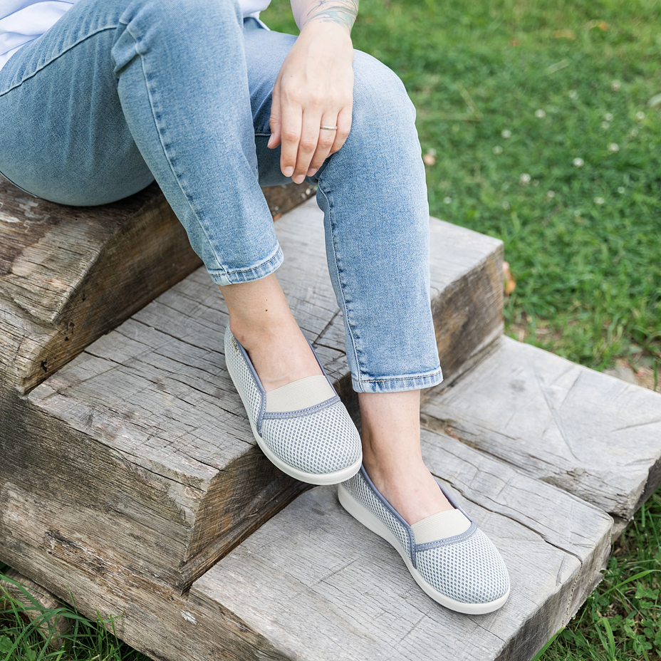 Women's Comfort Ballerina Pumps Grey