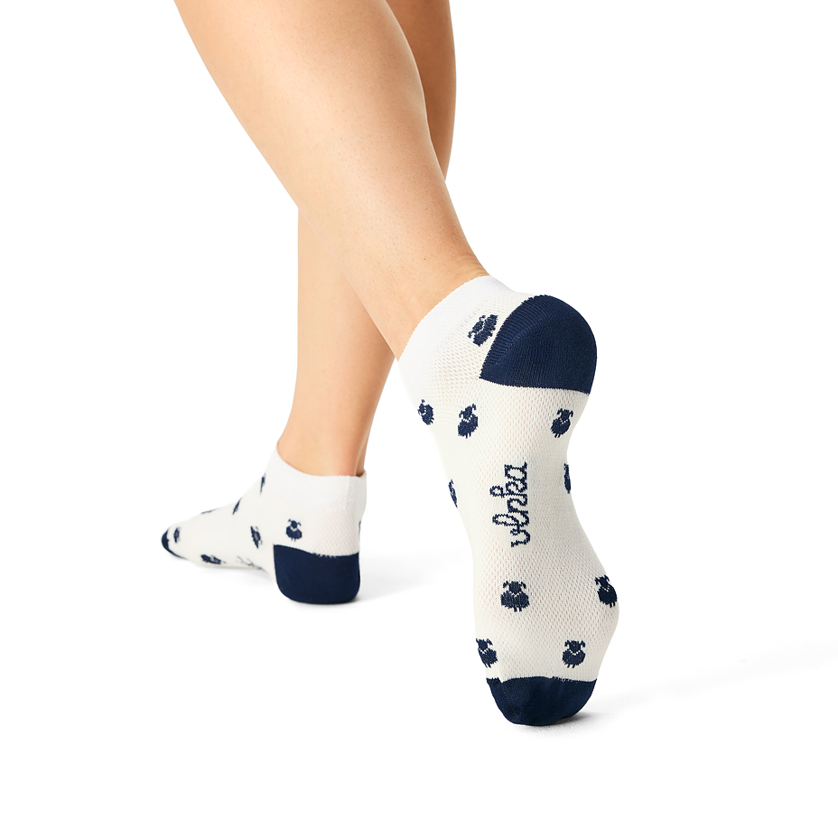 Low-Cut Merino Summer Socks Blue Sheep