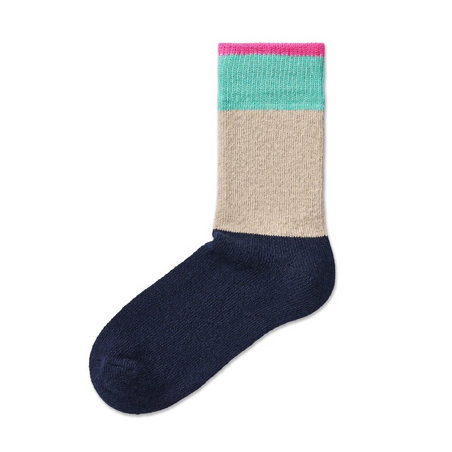 Merino Sheep Socks with Cashmere Dark Blue