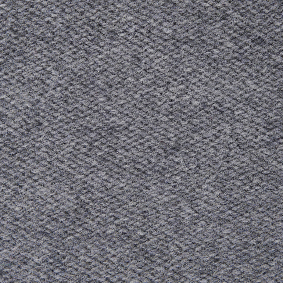 Cashmere scarf with Merino sheep wool grey