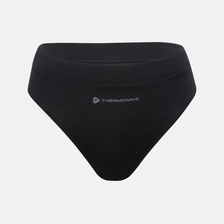 Women's functional high panties MERINO LIFE Thermowave black