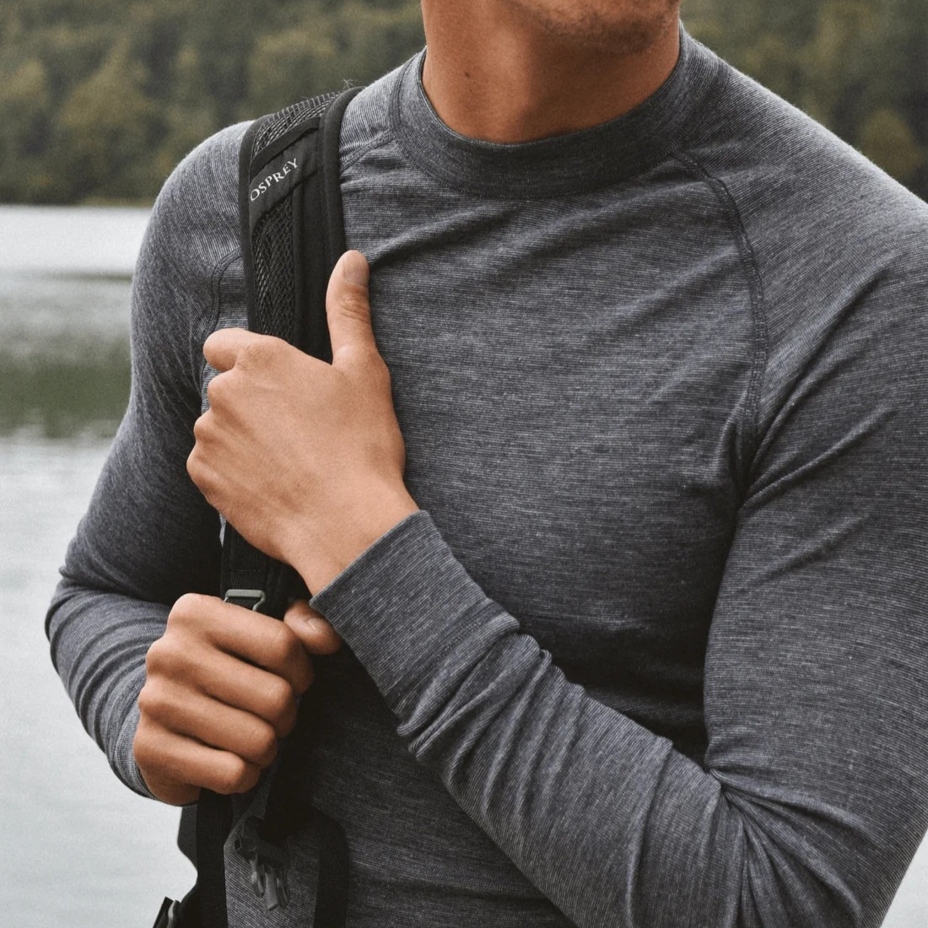 Men's functional T-shirt Merino ACTIVE Thermowave gray