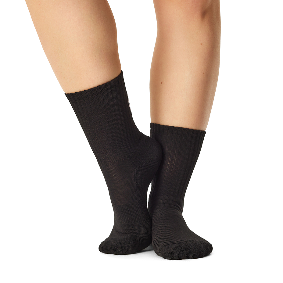 3 pairs of soft-footfall cotton socks black