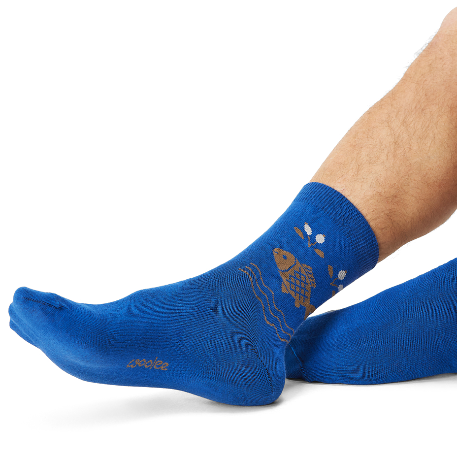 Christmas cotton socks carp