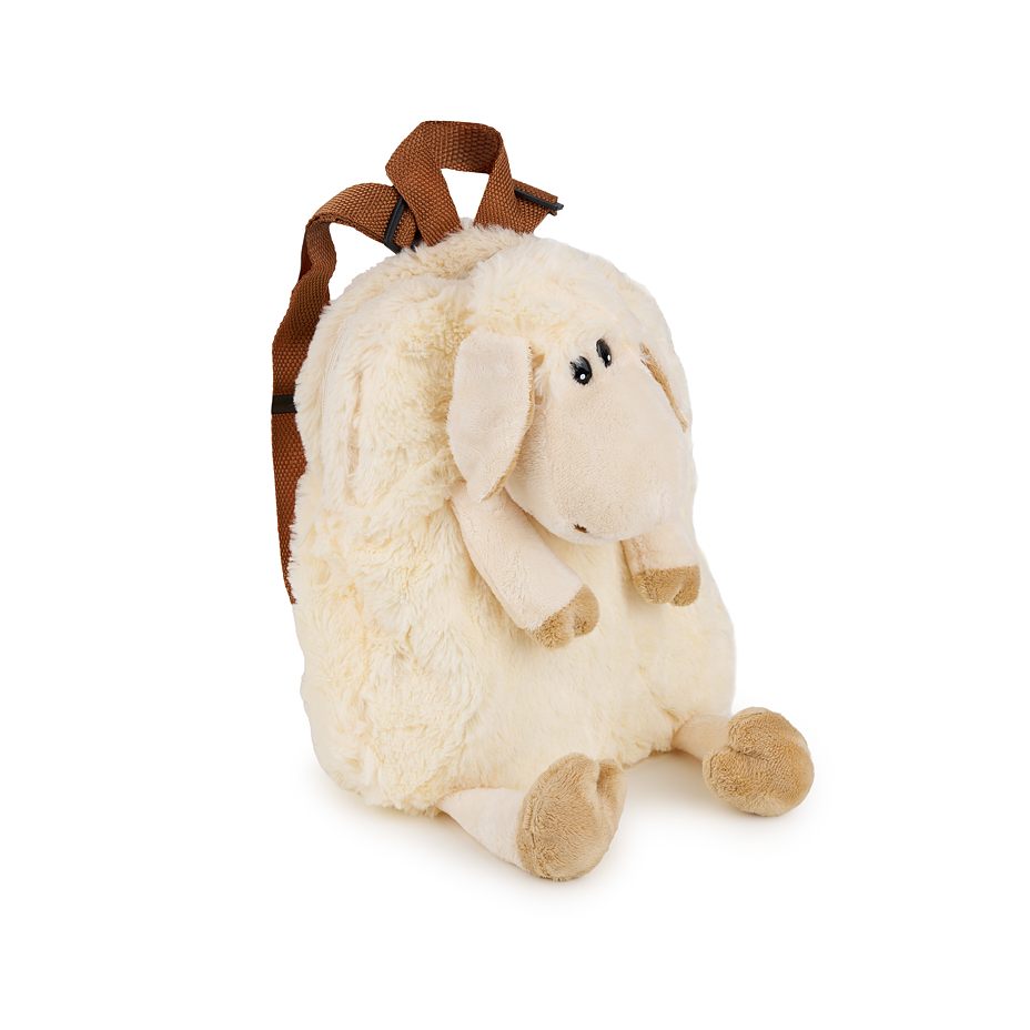 Children's backpack lamb natural