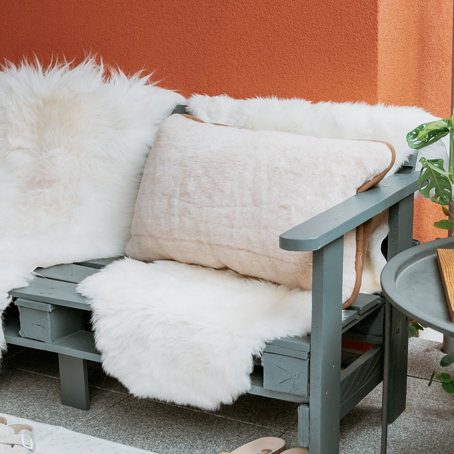 Wool Pillow 40x70 Brown